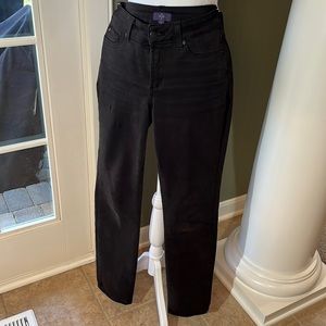 NYDJ legging, brushed denim brown legging jeans.  Size 0